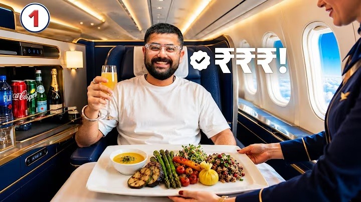 Flying on India's Most Expensive First Class Flight