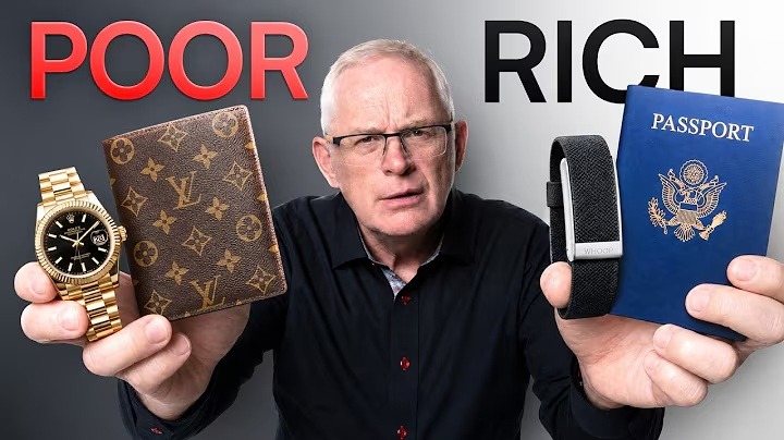 Poor vs Rich Habits - Mindset Differences