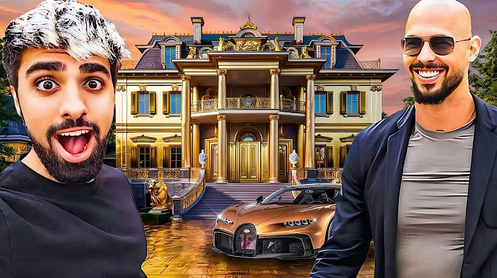 Inside Andrew Tate's Secret $10,000,000 Gold Palace